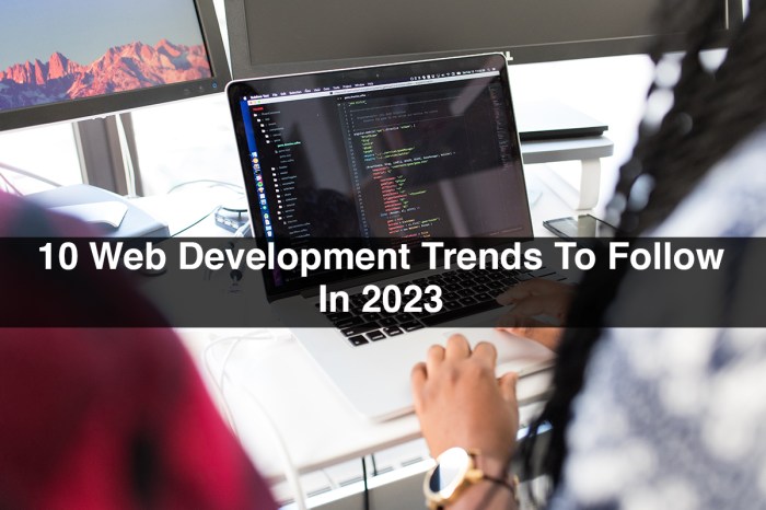 Web development trends
